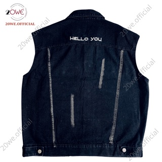 Áo Gile Jean Denim Cao Cấp