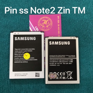Pin Samsung Note2 zin theo máy-mới 100%