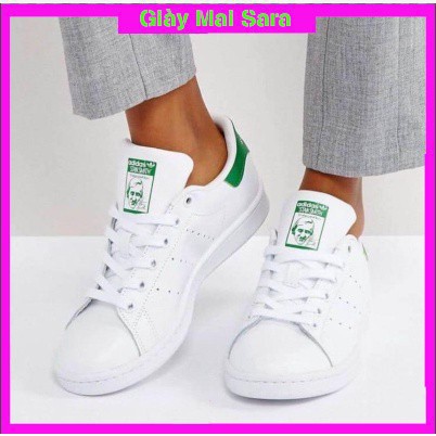 Giày thể thao, giày sneaker STAN SMITH trắng gót xanh/ gót đen full size 36-43/MAI SARA