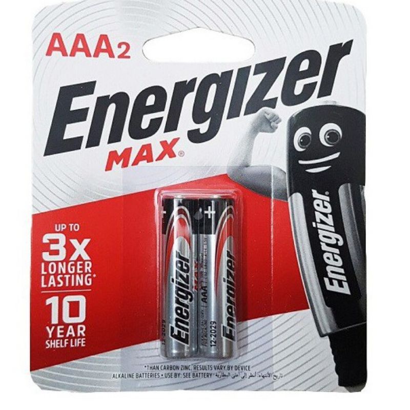 Pin Energizer Max chính hãng AAA / AA- Vỉ 2 viên 3A,2A