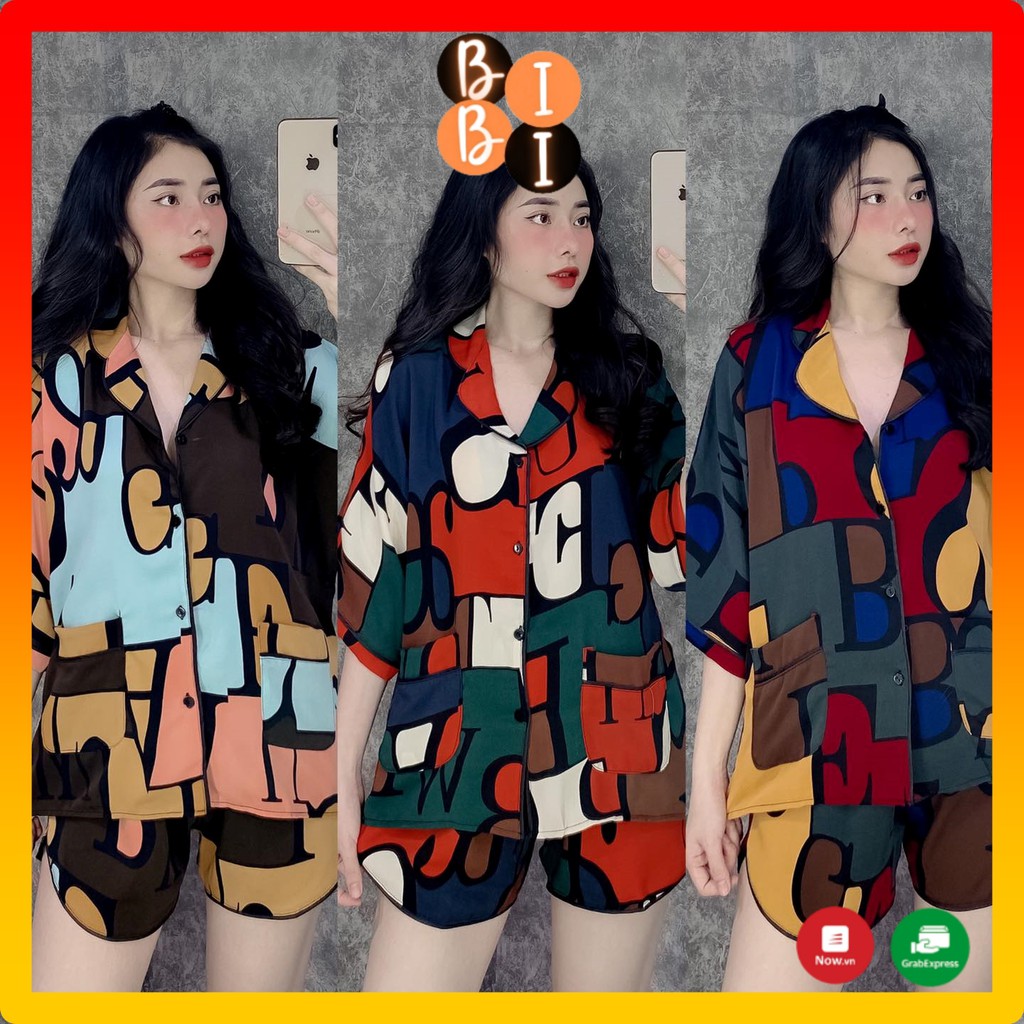 Bộ Pijama Nữ LẬP THỂ Đùi - Pyjama Lụa Mango Cánh Dơi  *MA-Đ-LT  #Đồ Ngủ | Đồ Bộ Nữ | Váy Ngủ | Pizama | BigBuy360 - bigbuy360.vn