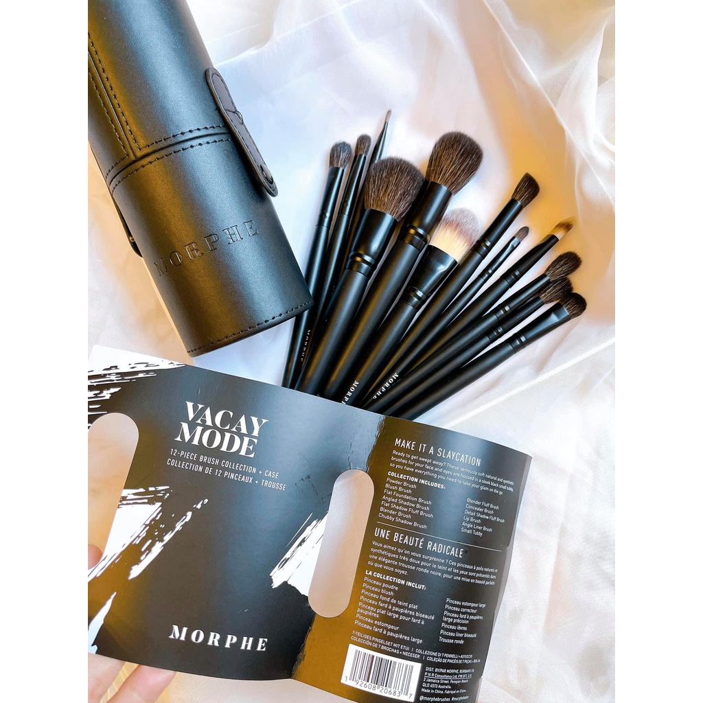 Bộ Cọ Morphe Vacay Mode 12 Piece Brush Collection + Case