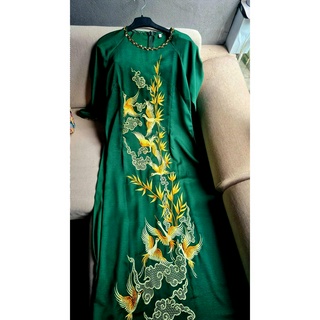 Áo dài bà sui - hàng thiết kế a128 - kèm quần
