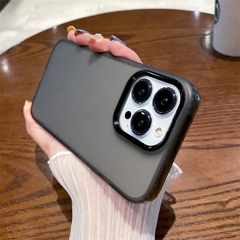 Ốp Điện Thoại Silicone Mềm Nhám Chống Sốc Cao Cấp Cho iPhone 13 12 Pro Max
