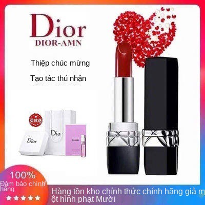 Chính thức xác thực, dior manti 999 mờ, dưỡng ẩm, 740 son môi, 888 đỏ, 520 lon son môi xanh, bộ đồ