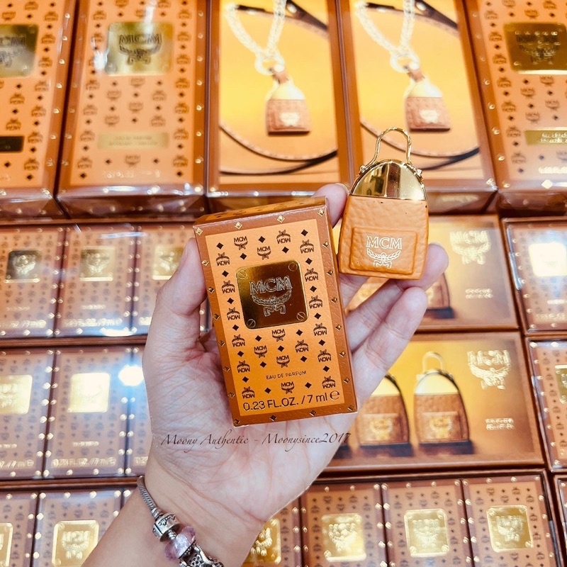 Nước hoa MCM mini 7ml mix dây da hãng và mini 7ml thường có bill duty free