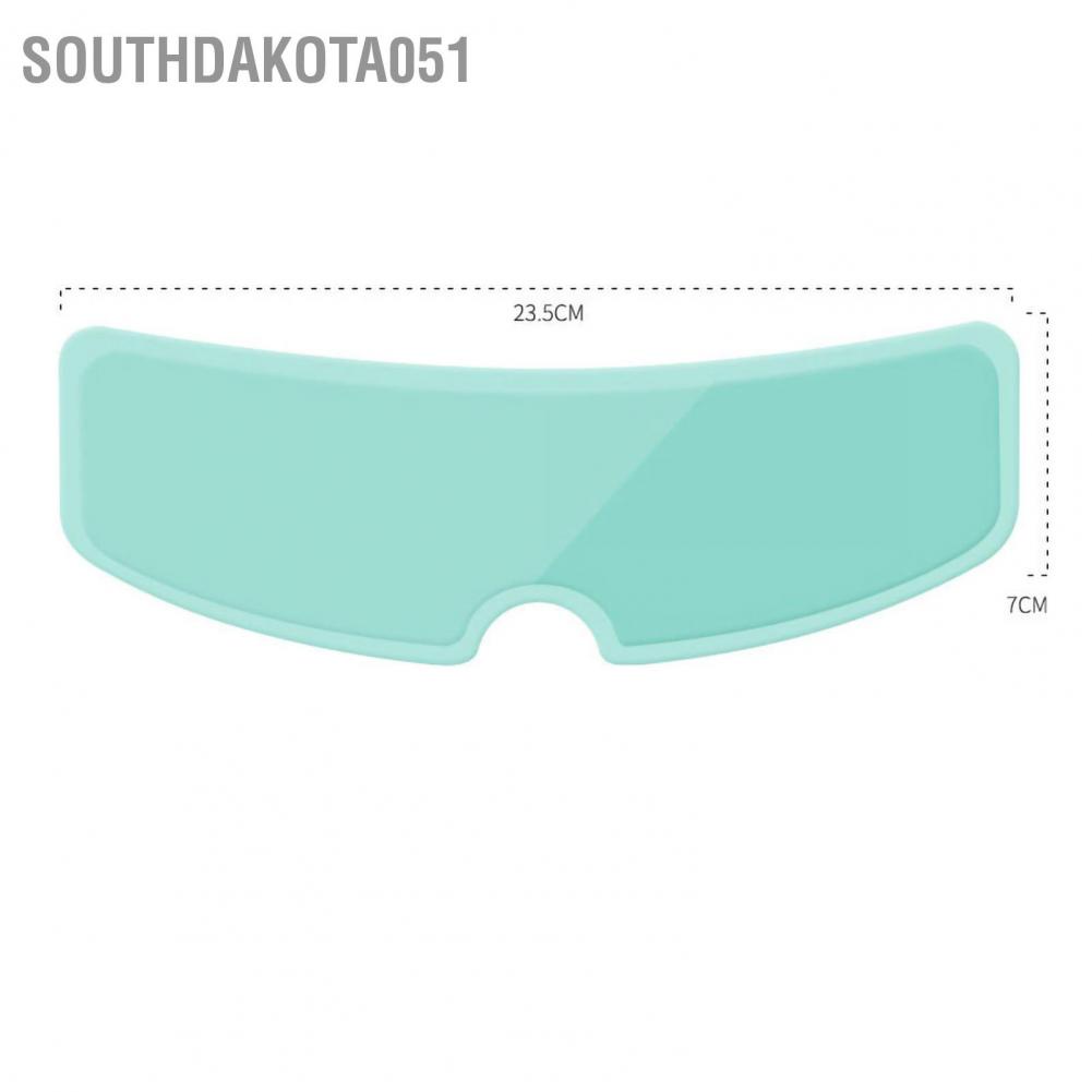 Southdakota051 23.5x7cm Motorcycle Helmet Film Good Transmittance Durable Universal Helmets Lens Sticker