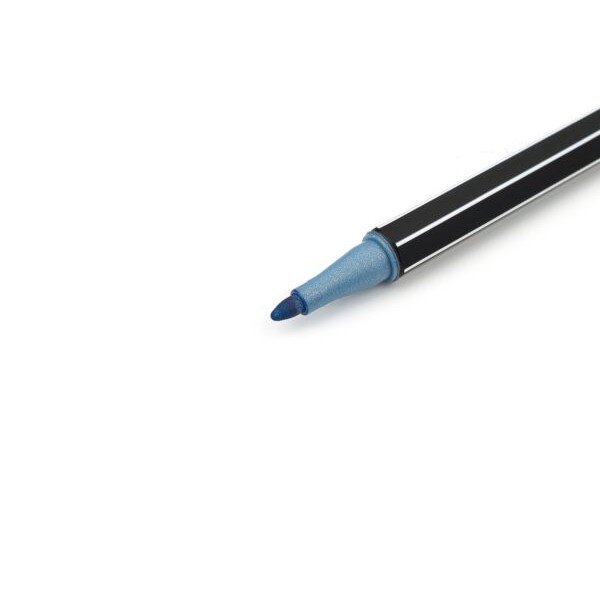 Bút lông nhũ Stabilo Pen 68 Metallic Marker – 1.4 mm – Màu xanh dương nhũ (Blue)