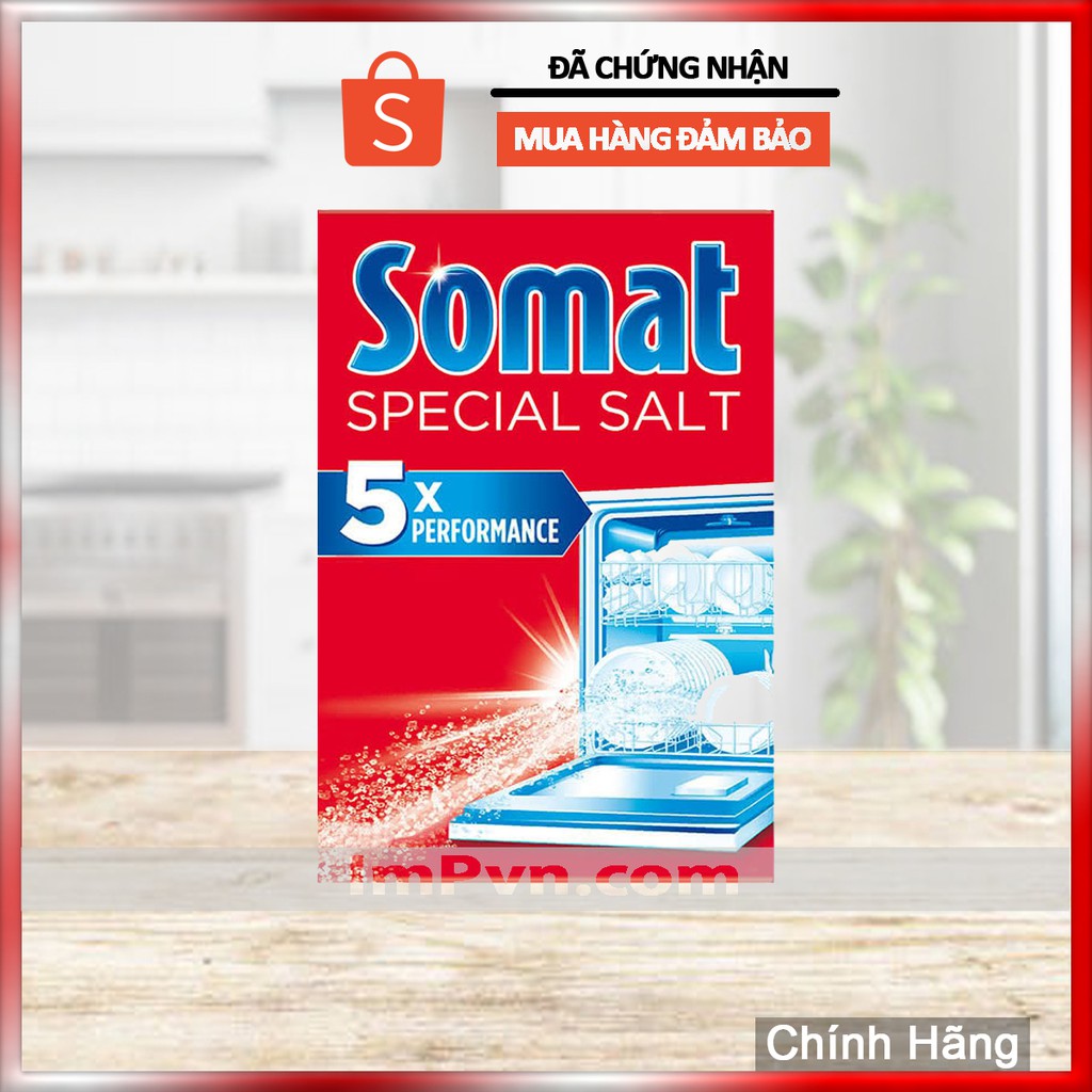 Muối rửa bát Somat 1.2kg - Finish