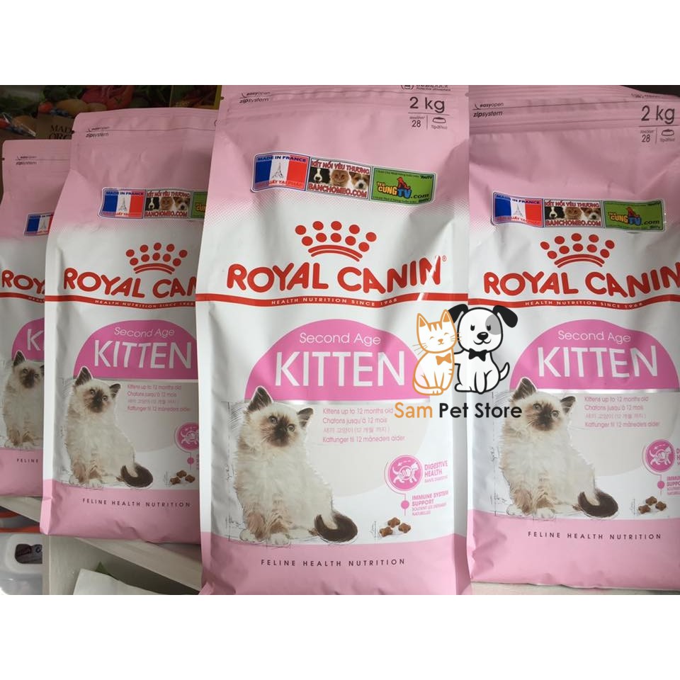 Thức ăn hạt cho mèo con Royal Canin Kitten túi 2kg