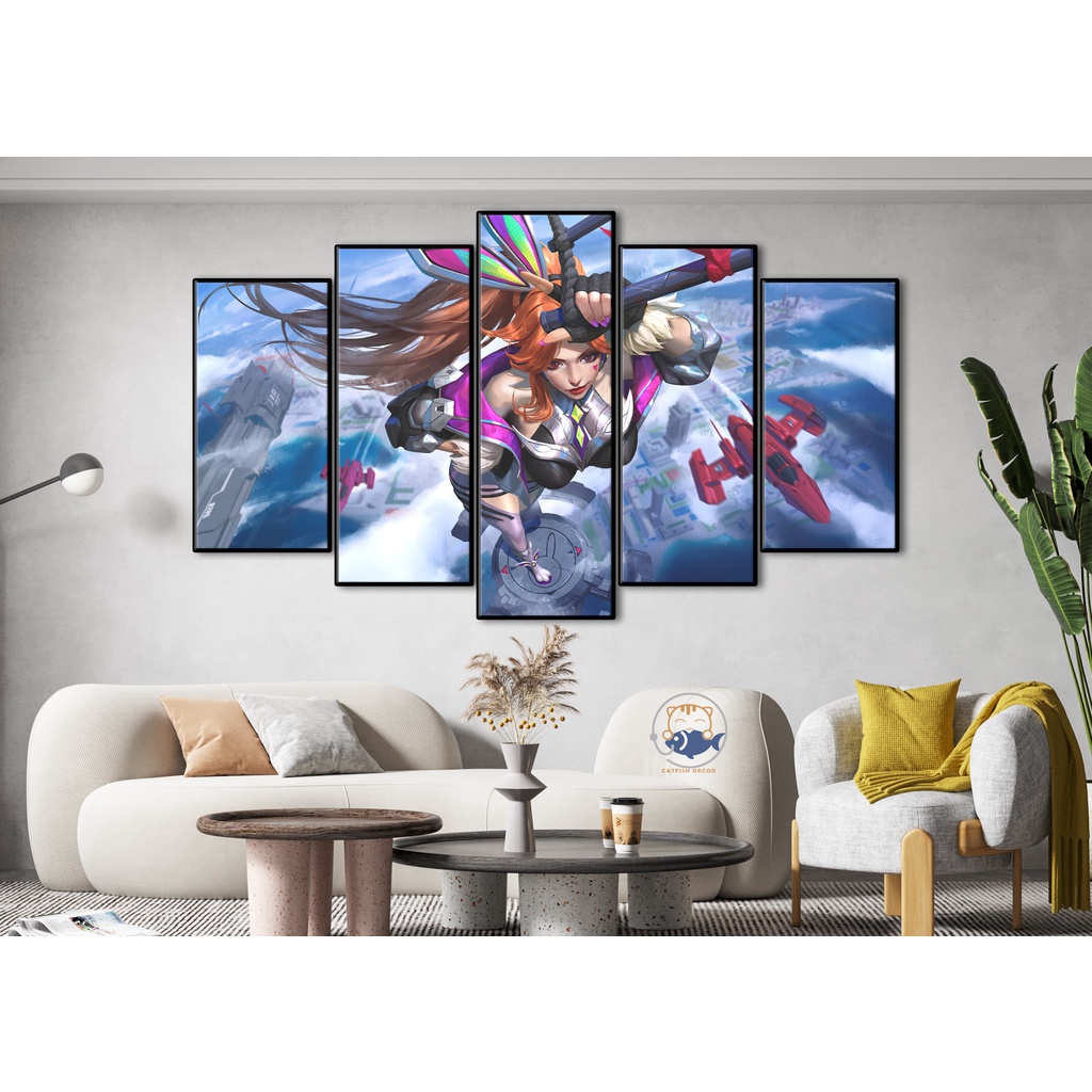 Tranh Dán Tường Decor Góc Gaming LOL Spirit Blossom - Liên Minh Huyền Thoại 3