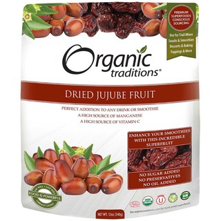 [Organic]- Táo tàu hữu cơ Organic Traditions 170gr