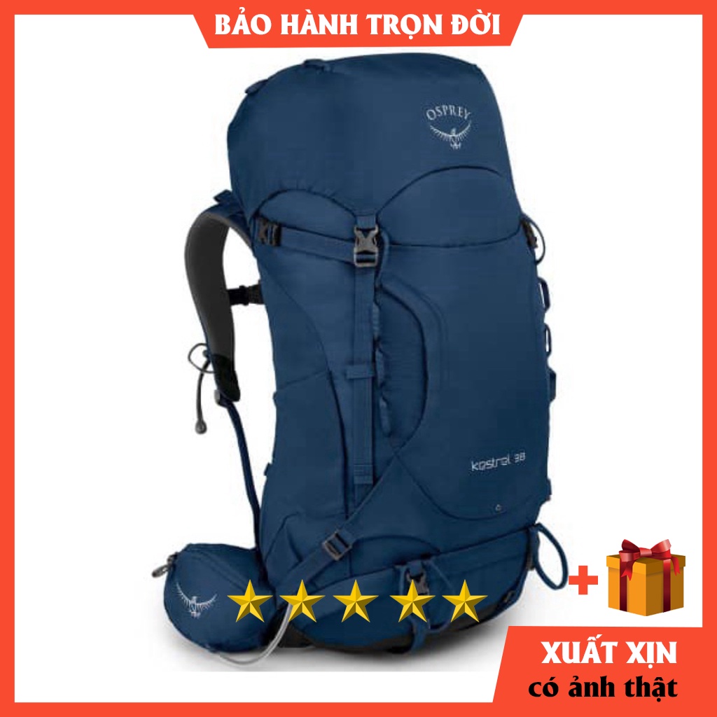 Balo Phượt Osprey Kestrel 38 💕HÀNG XỊN XUẤT DƯ💕 - balo nam du lịch - balo trekking - hiking - leo núi ❤️BẢO HÀNH 60TH❤️