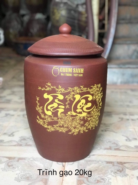 Hũ gạo tài lộc, chum sành ngâm rượu Bát Tràng