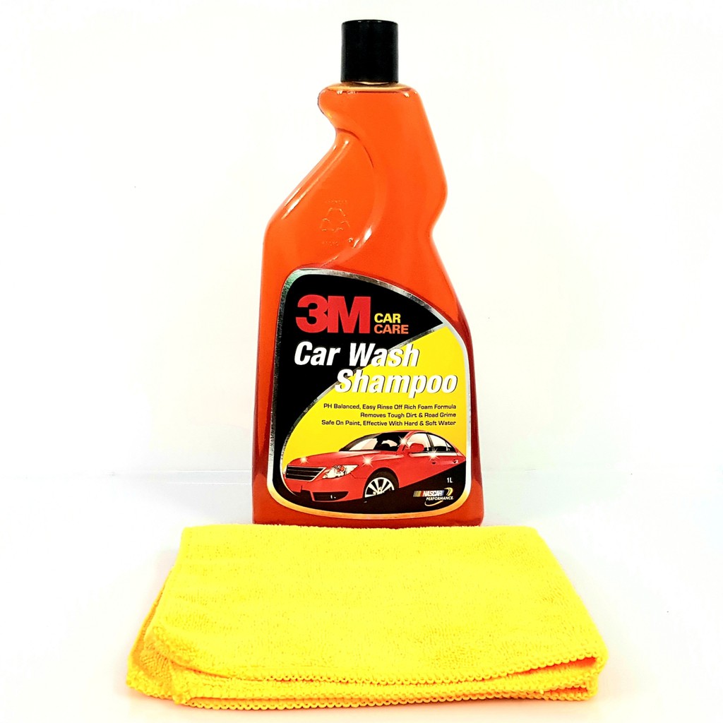 [MUA 2 TẶNG KHĂN] Nước rửa xe bọt tuyết đậm đặc 3M Car Wash Shampoo 1 lít