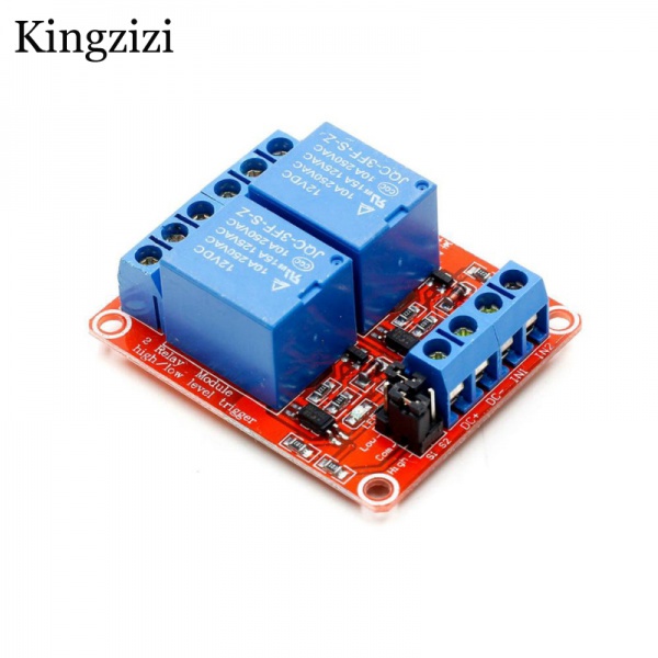 Mô Đun Rơ Le 2 Kênh DC 5v 12v 24V Kiểm Soát Mức Cao Và Thấp Kèm Rơ Le 2 Chiều