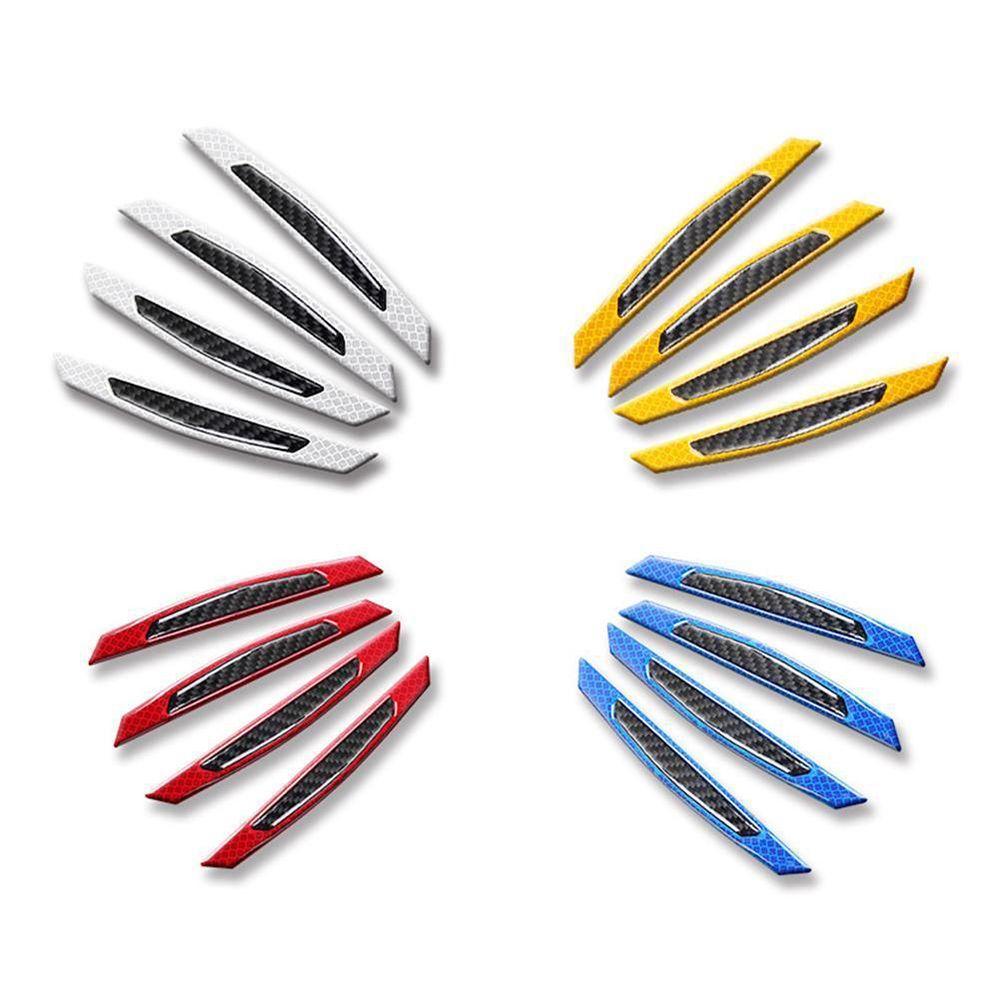 JONYE Bộ 4 Miếng Dán Phản Quang Cảnh Báo An Toàn Cho Xe Hơi