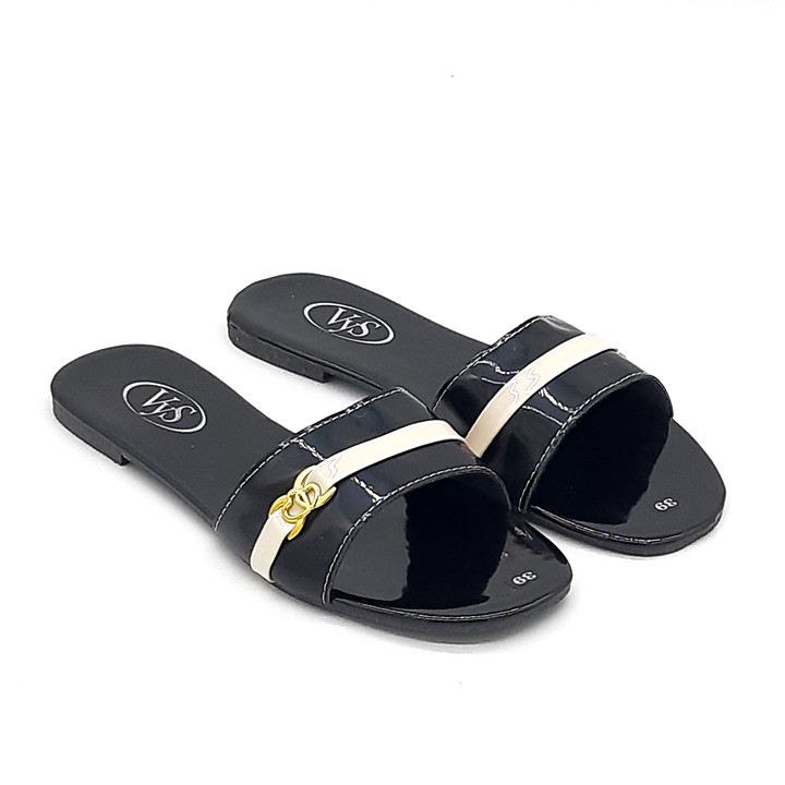 Dép lê bệt nữ quai ngang hoạ tiết khoá tim thời trang VYS TA6461 (Nhiều màu)