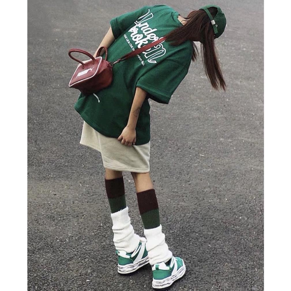 [NEW] Bộ đồ áo phông xanh form rộng unisex kèm quần short đùi chất vải cotton thoáng mát