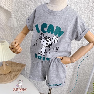 Bộ cộc tay snoopy cử tạ Bernie