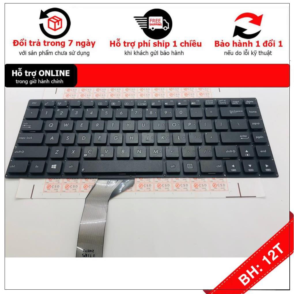 [BH12TH] Bàn Phím Laptop Asus X402 X402C X402CA S400CB S400C  F402C S400 S400CA - Hàng mói 100% . 12 Tháng