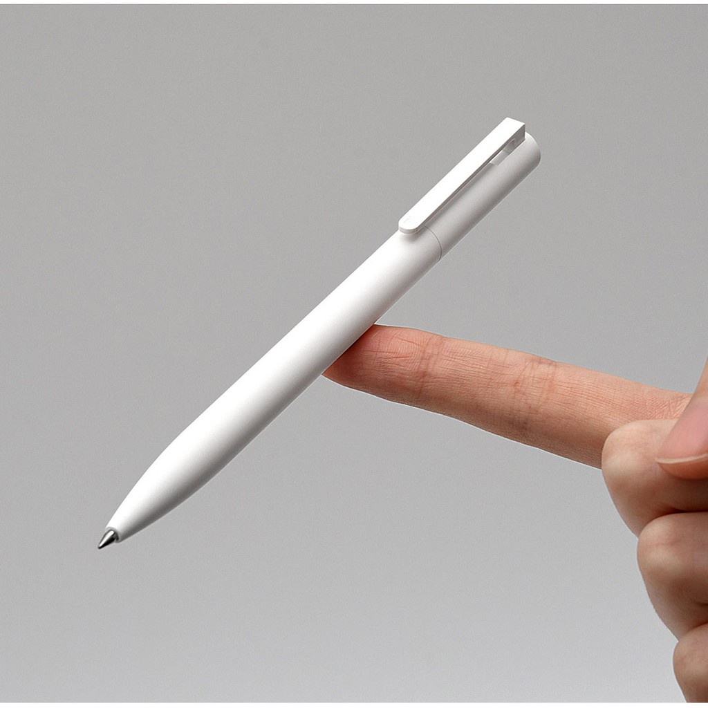 Bộ 10 Bút Bi TRẮNG Cao Cấp Xiaomi Mực Đen MJZXB01WC chính hãng - Minh Tín Shop
