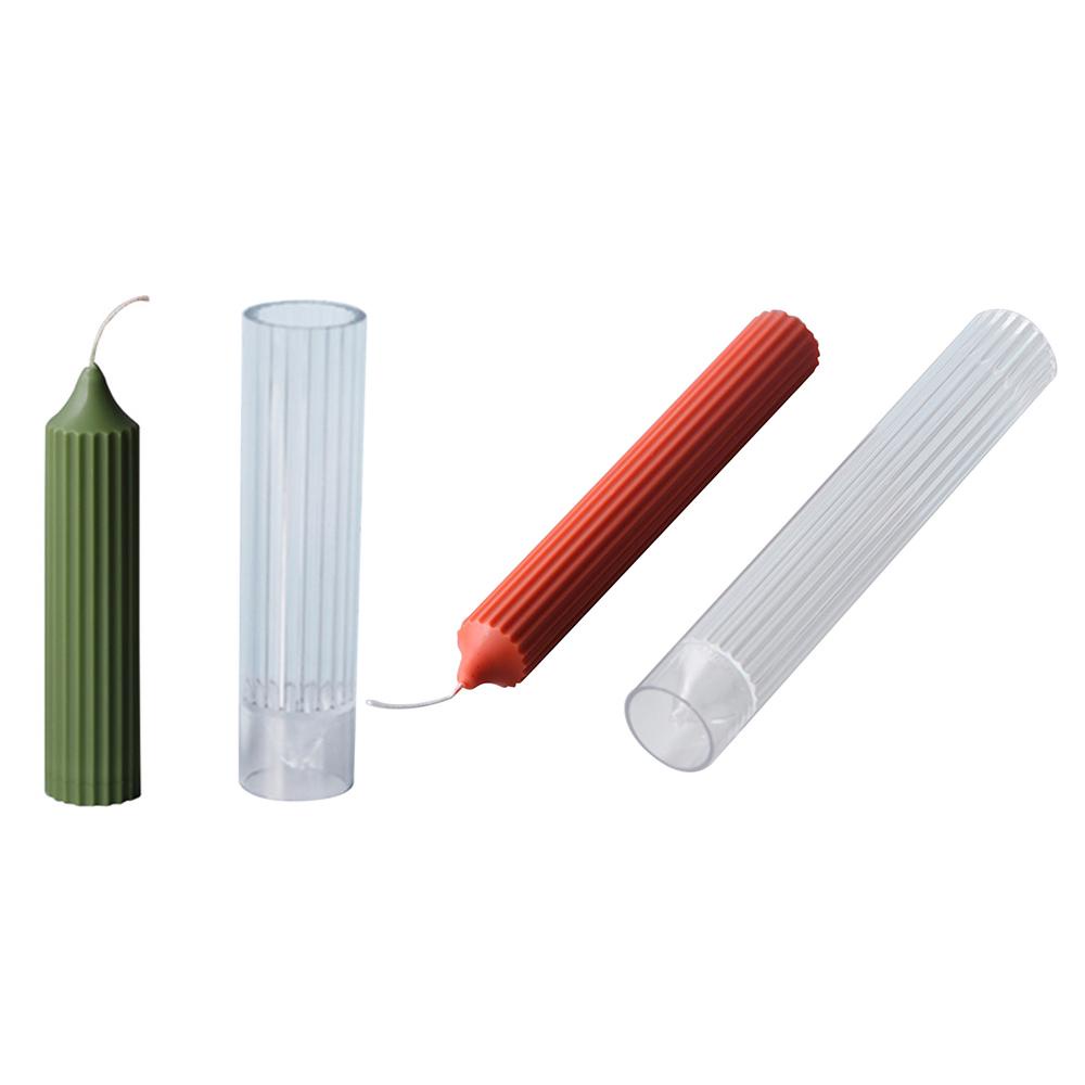 Khuôn Làm Nến Xà Phòng Handmade Bằng Nhựa Hình Trụ Cỡ Lớn