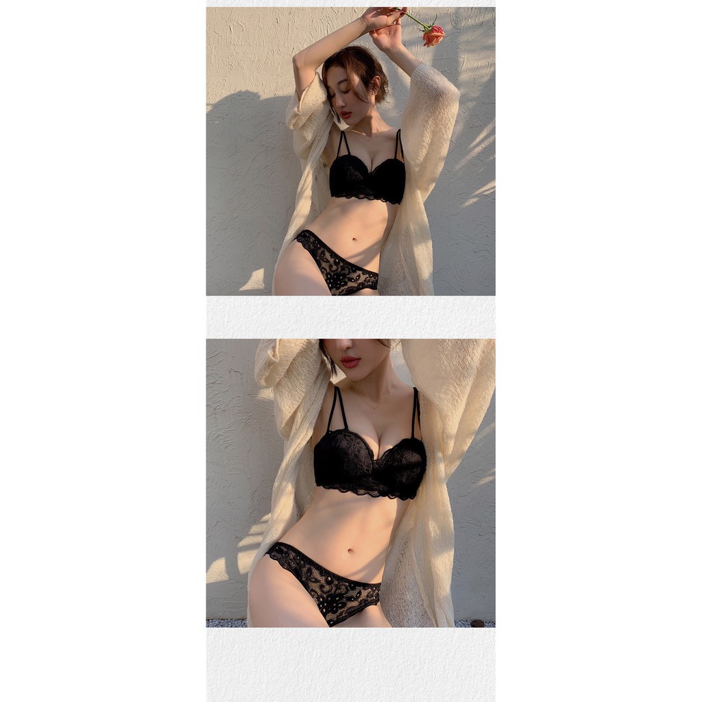 Áo Lót Nữ - Áo Ngực Nữ không gọng thiết kế họa tiết ren hoa sexy quyến rũ DAN STORE MÃ AL16