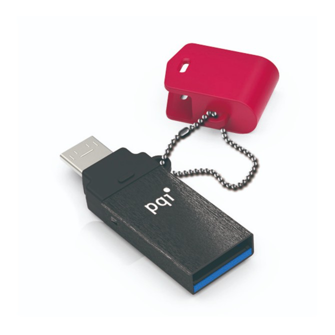 USB OTG 3.0 PQI 32GB Connect 301 hỗ trợ 2 cổng kết nối micro USB / USB Type A
