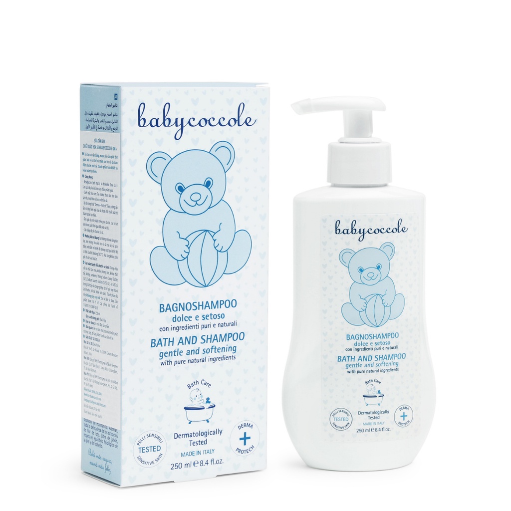 Sữa tắm gội cho bé Babycoccole 0M+ an toàn cho trẻ sơ sinh & em bé chiết thumbnail