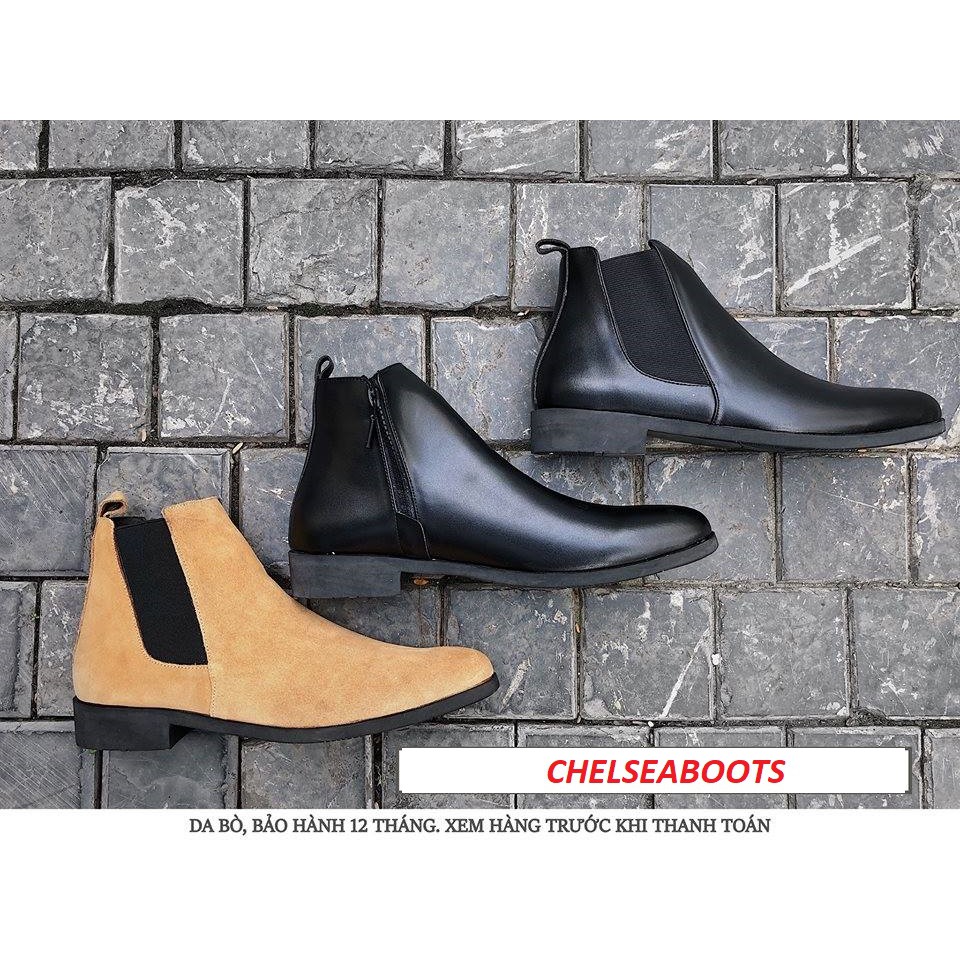 Giày nam Chelsea Boots kiểu dáng đường phố Hot nhất. Tặng phụ kiện