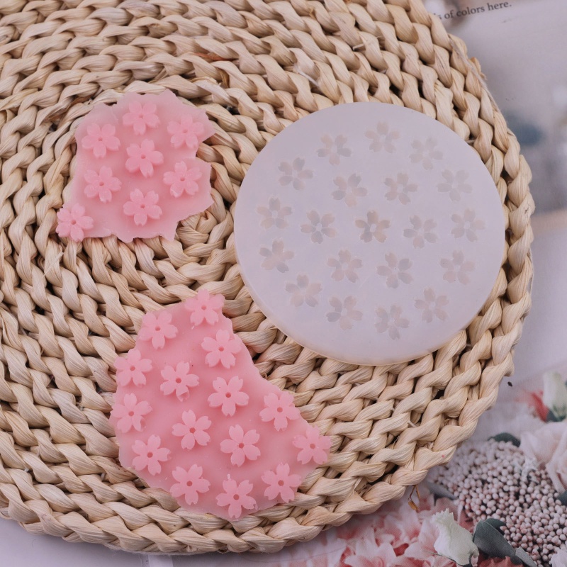 Khuôn Làm Bánh Bằng Silicone Hình Hoa Anh Đào DIY