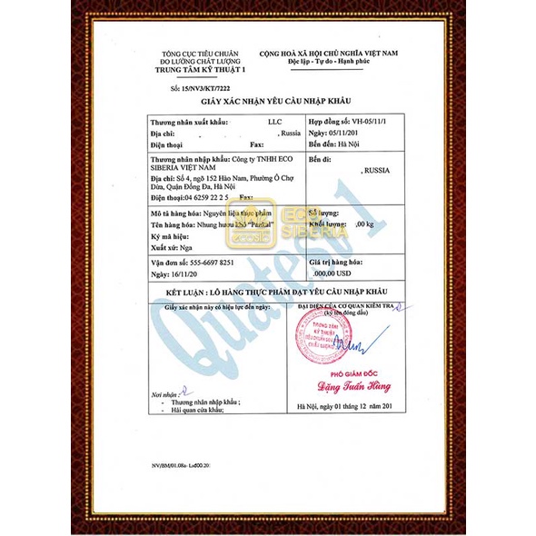 NHUNG HƯƠU KHÔ SIBERIA 50G - Bồi bổ sức khỏe, tăng cường sinh lực