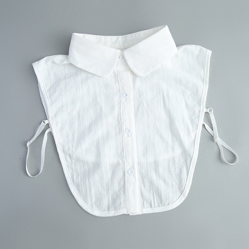 Cổ Áo Sơ Mi Polyester Giả Kiểu Cổ Điển Thanh Lịch Có Thể Tháo Rời