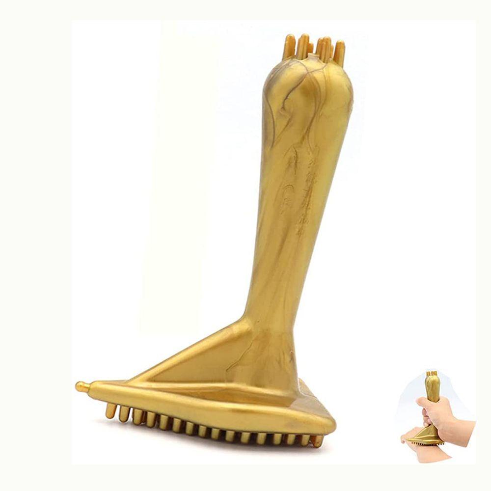 ANEMONE Bàn Chải Mát Xa Hình Tam Giác Bằng Kim Loại Tiện Dụng Cho Salon