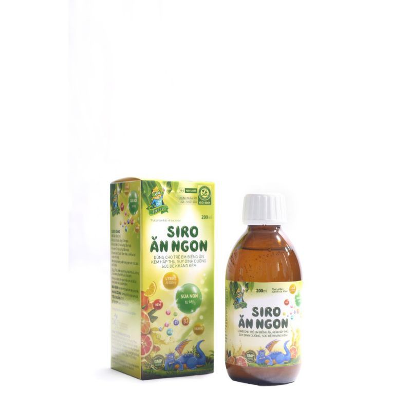 SIRO ĂN NGON 200ml - Giúp trẻ hết biếng ăn, háu ăn, mau lớn, ít ốm vặt