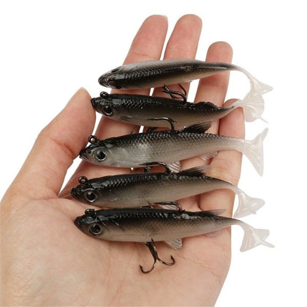 Bộ 5 mồi câu cá nhân tạo thiết kế chuyên dụng 14.2g