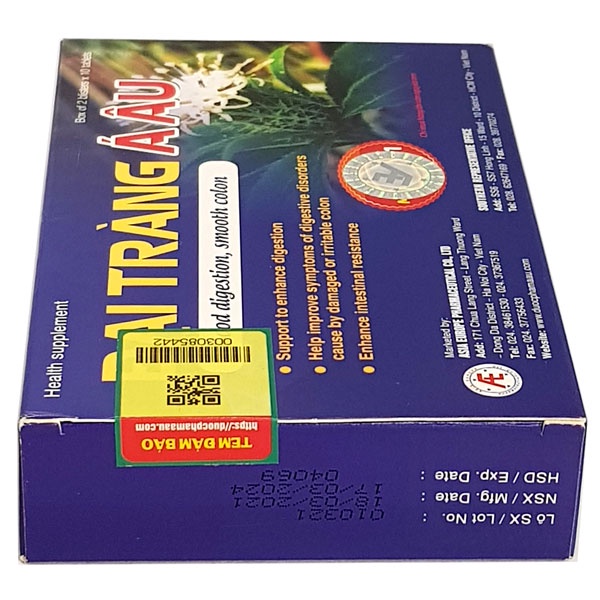 Đại Tràng Á Âu, hỗ trợ cải thiện rối loạn tiêu hóa do đại tràng tổn thương