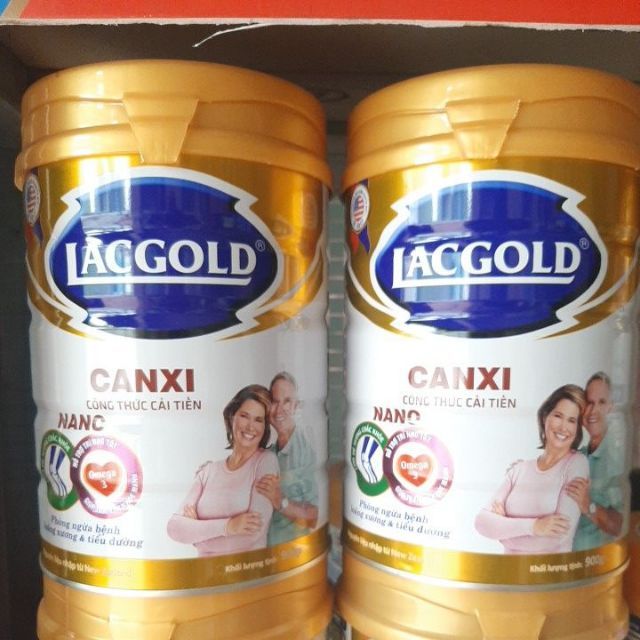 Sữa Lacgold Canxi Nano lon 900g date 2023