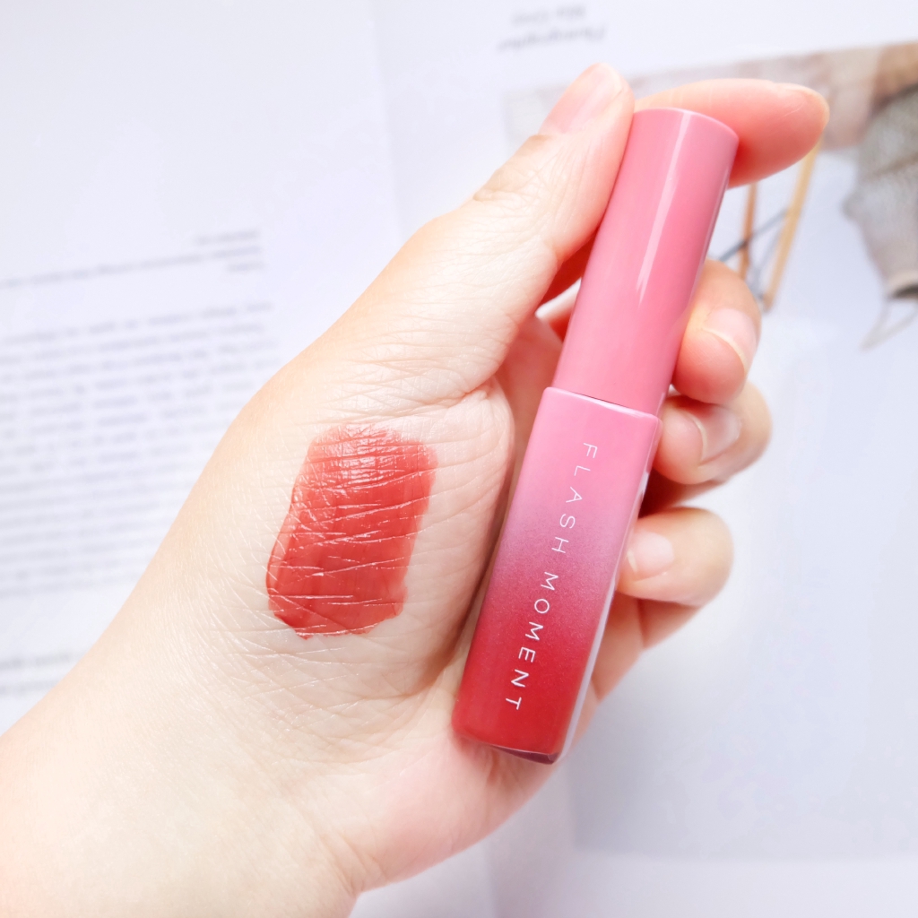 【TGS】(Son bóng)Lips Makeup Liquid Lipstick Mirror Surface Lip Gloss Tint Lasting Moisturizing Non-stick Cup Lip Glaze