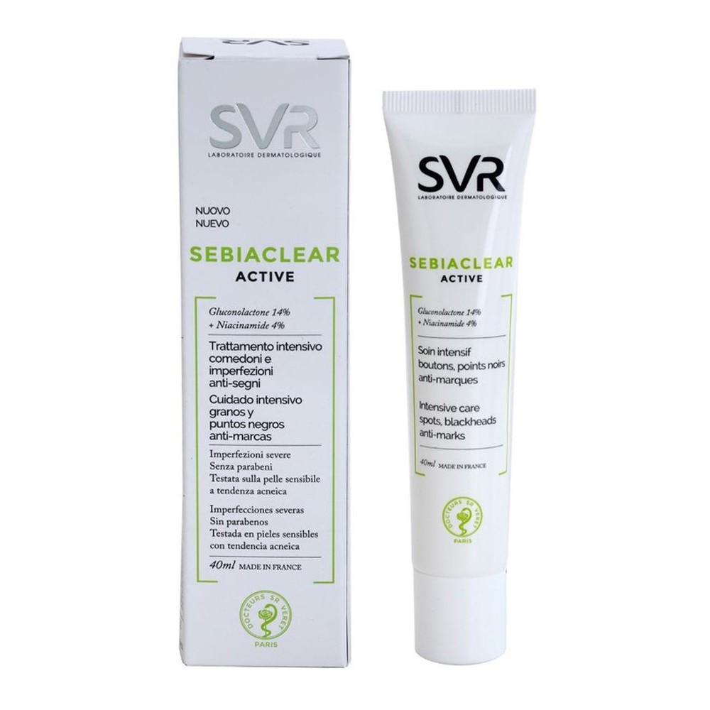 Kem Dưỡng Làm Giảm Mụn và Dầu Nhờn SVR Sebiaclear Active 40ml