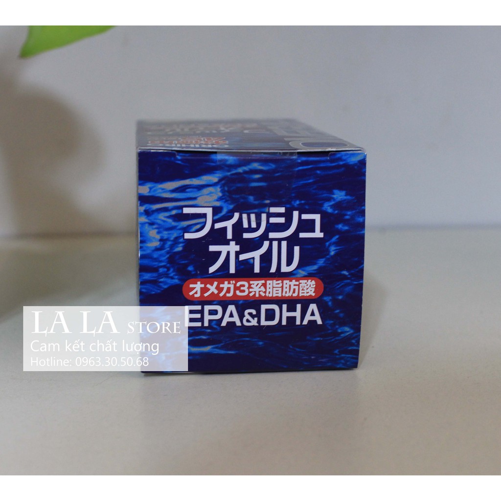 Viên uống Dầu Cá Omega 3 Orihiro Fish Oil 180 viên