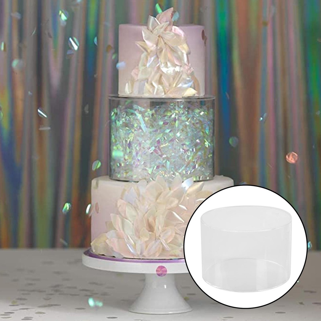 Giá Đỡ Bánh Kem Bằng Acrylic Trong Suốt Dùng Trang Trí Tiệc Cưới N7N8