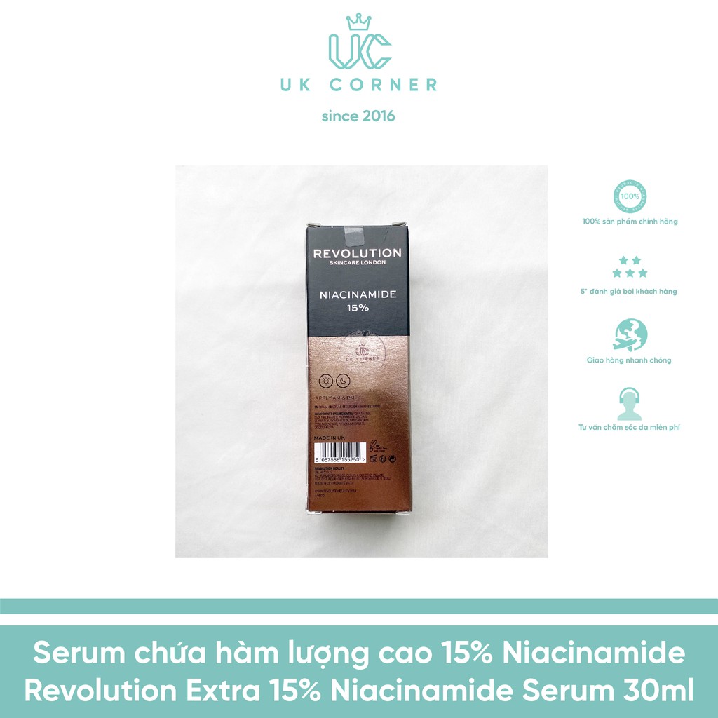 [Mẫu mới] Serum chứa hàm lượng cao Revolution Niacinamide Serum 30ml