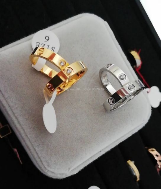 COMBO VÒNG TAY _ NHẪN TITAN ĐÍNH ĐÁ LOẠI 1