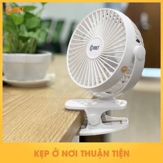 [1 Đổi 1-BH 12 tháng] Quạt mini quạt sạc đa năng Comet CRF0705 - Kẹp bàn - Hàng chính hãng