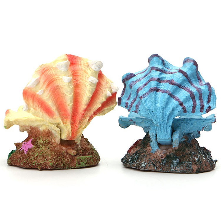 Vỏ Sò Giả Bằng Nhựa resin Trang Trí Bể Cá