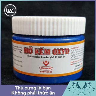 MỠ KẼM OXYD TRỊ GHẺ NẤM CHÓ MÈO Phụ kiện Long Vũ