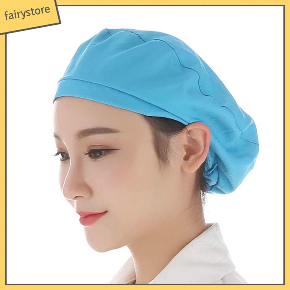 Mũ đầu bếp thoáng khí chống bụi dành cho nữ