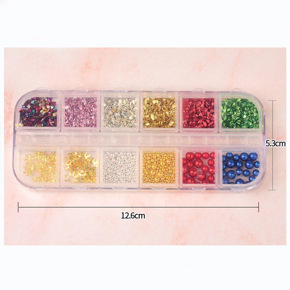 OCEANMAP Phụ Kiện Trang Trí Móng Tay 3D Hình Vỏ Sò Độc Đáo